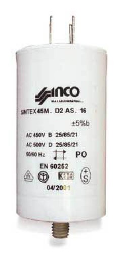 Condensateur demarrage mf - condensateur,