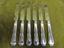 6 Couteaux à dessert métal