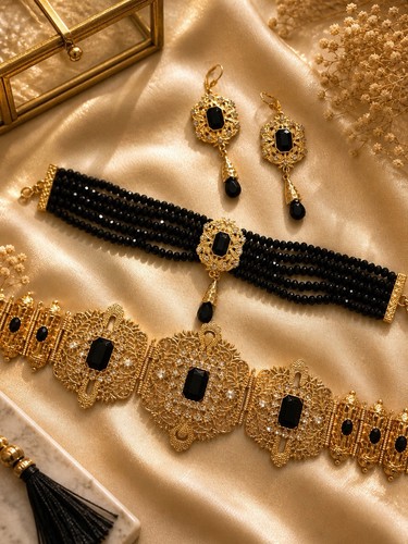 Ensemble bijoux caftan set - bijoux,