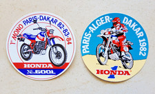 Autocollants ancien MOTO HONDA XL 600 L PARIS DAKAR 1982 Vintage sticker adesivo