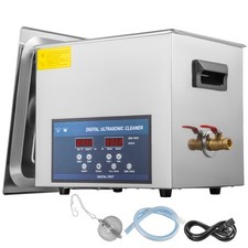 10L Nettoyeur à Ultrasons Double Fréquence Numérique Laboratoire 0-30mins