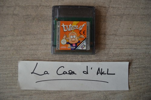 Titeuf sur gameboy color - titeuf,