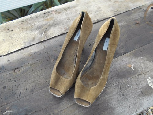 Escarpins cuir zara - escarpins, marron