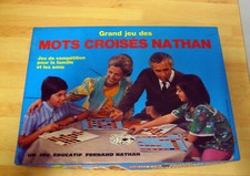 Ancien jeu de Société - GRAND JEU DES MOTS CROISES NATHAN