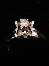 Bagues monture or gris 18 cts