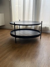 Table basse ronde noir  Westwing (72cm de diamètre/40cm de hauteur)