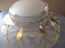 ANCIEN PLAFONNIER DORE ANNEES 50 60 