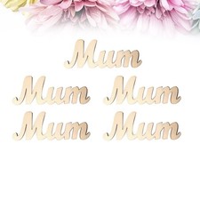 5pcs maman morceau de bois