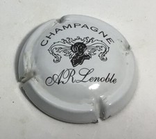 LENOBLE A.R. - N° 18 - CAPSULE CHAMPAGNE - SANS BOUCLE SUR LE R - BLANC ET NOIR