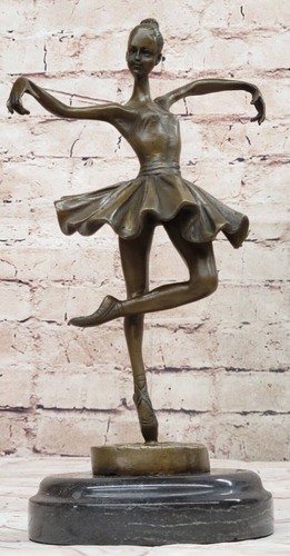 Statue bronze danseuse - statue, en