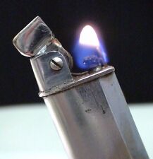 Briquet Ancien & étui Cigarette & Automatic Fuel Lighter Feuerzeug Austria Made