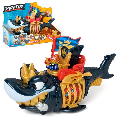 Piratix requin roi dents or - dents, en