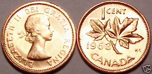 Gem unc 1963 canadian - 1963,