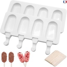 Moules à glace en silicone, 8 cavités, moules à glace, moules à glace, moules à 