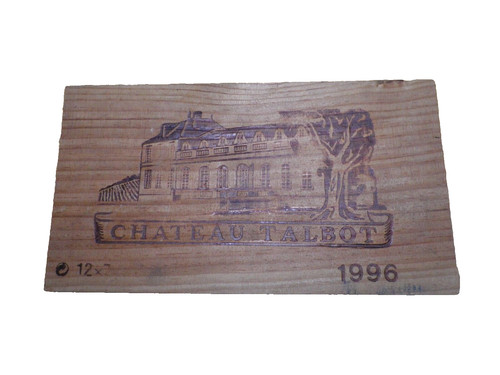 Estampe vin château talbot - château,