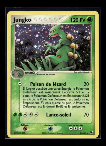 Carte pokémon jungko - carte,
