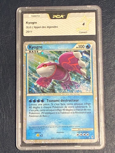 Carte pokémon kyogre sl6 - carte,