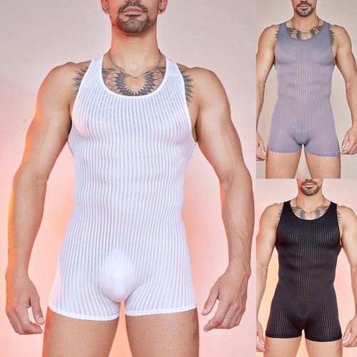 Body homme rayé - , manches
