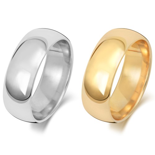 Bague mariage alliance 8mm - bague,