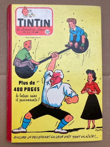 Tintin reliure belge - reliure,