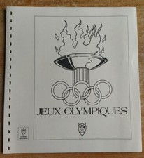 Collection Sur 8 Feuilles Jeux Olympiques Jo 39 timbres 1980/84 Neuf & Oblitérés