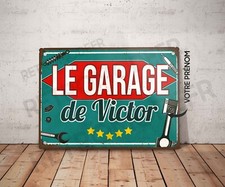 Plaque métal vintage - , garage