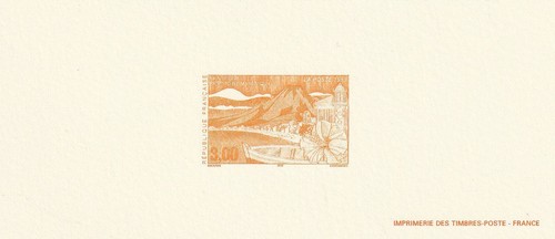 Gravure epreuve timbre poste - gravure,