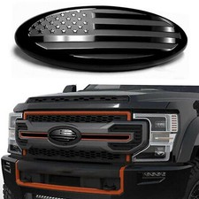 6 pouces pour Ford F150 F350 calandre hayon drapeau ovale emblème insigne