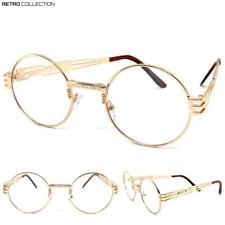 Lunettes De Vue Rétro Élégantes Sophistiquées Avec Monture Ronde En Or Rose