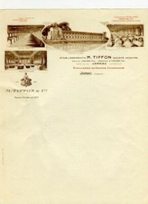 Dépt 16 - Jarnac - Superbe Entête Distilleries TIFFON vers 1920 / 1930 A Voir !!