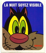 Ancien autocollant sticker
