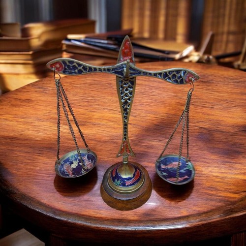 Ancienne balance miniature - miniature, en