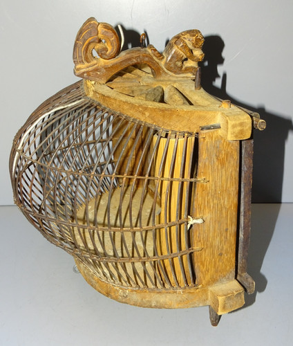 Ancienne petite cage oiseau - cage, a
