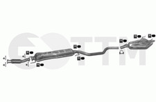 Ligne D'échappement Silencieux+ pour SAAB 9-5 2.0 2.3 150/185cV 2000-