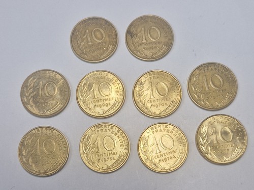 Pièces 10 centimes - de,