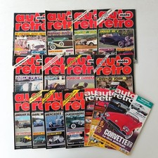 lot 15  revues Auto Moto rétro magazine fans automobile anciennes N°58-59-61-63