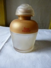 FLACON PARFUM ANCIEN  VIDE - Rose Ispahan - Yves Rocher - 10 cm -