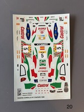 Decals Virages Toyota Corolla