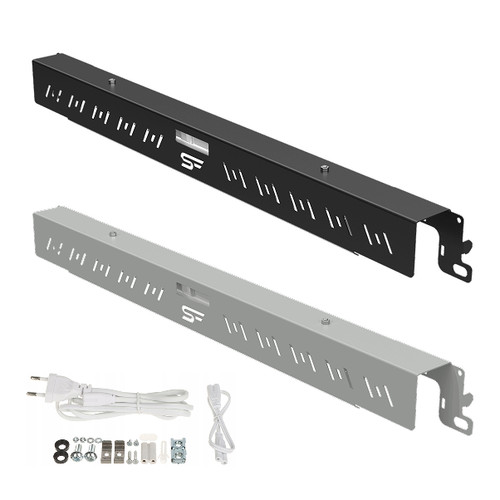 Panneau led rack 1u - led,