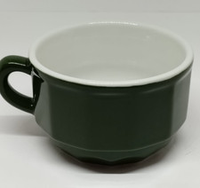 Mug Tasse Bistrot Vintage Céramique Verte Collection Bar Café