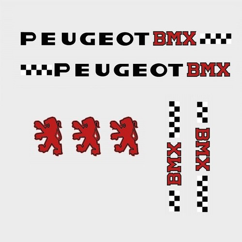 Peugeot bmx bicycle stickers - peugeot,