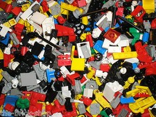 Vrac lot de 1000 petites pieces de finition LEGO city space star wars castle etc