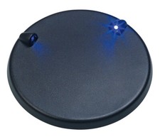 Socle lumineux Ø 9,5 cm avec 2 LED bleues pour modèles réduits - Playtastic