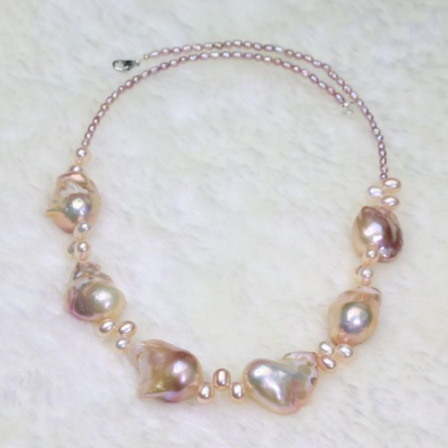 Collier perle eau douce - collier,