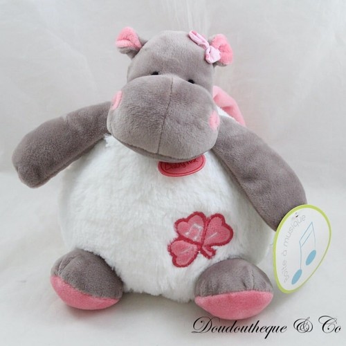 Peluche musicale hippopotame