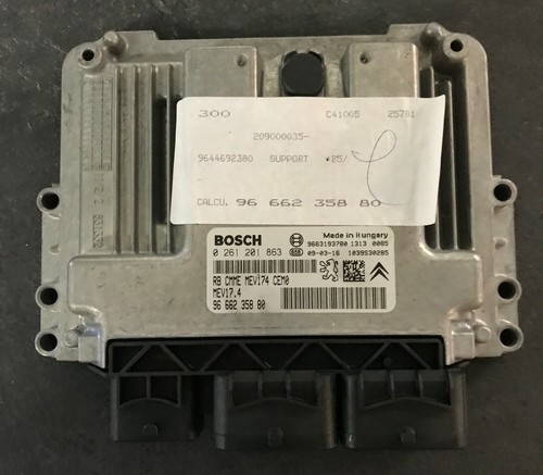 Calculateur moteur décodé