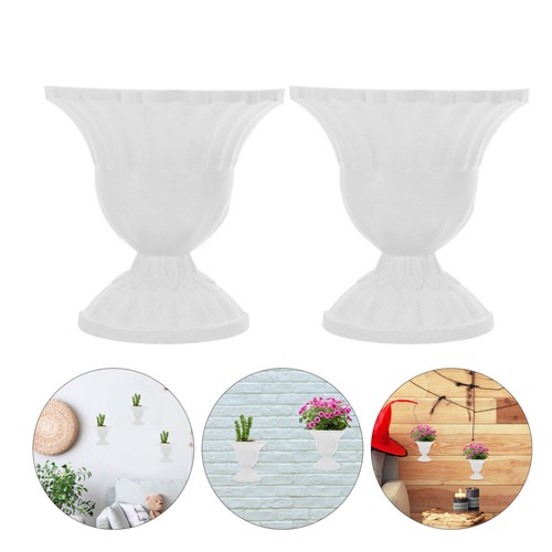 Pcs pot fleur demi mur - 2,