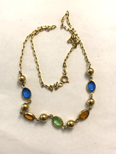 Collier strass cloisonnés