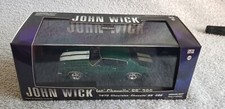 GREENLIGHT AU 1/43EME CHEVROLET CHEVELLE SS 396 JOHN WICK BOITE VITRINE TBE