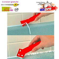 Rénovation réparation joint sanitaire silicone acrylique 2 outils indispensables